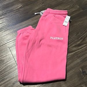 Playboy pink sweatpants